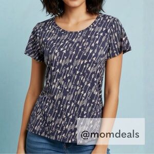 LulaRoe Classic Tee Short Sleeve Loose Fit Stretchy Soft High Round Neck M 10-12